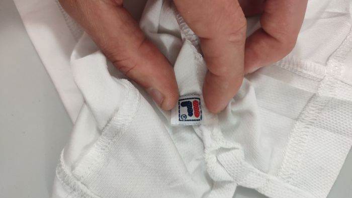 Vêtement Homme Polo blanc Fils Fila taille L #RETROSTREET - photo numéro 7