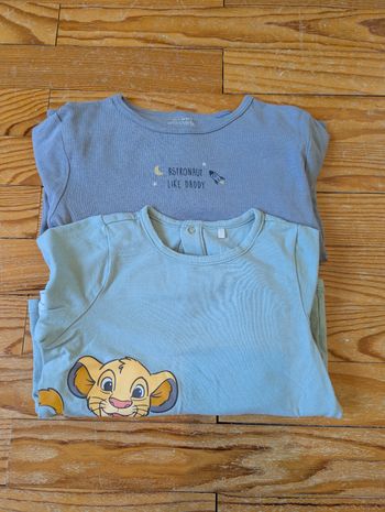 Lot 2 pyjamas  24 mois