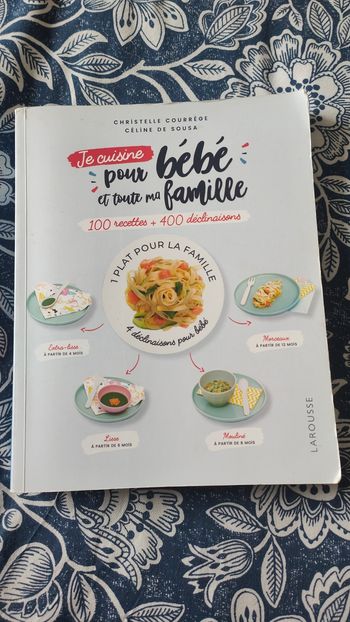 Livre je cuisine pour bébé et toute ma famille