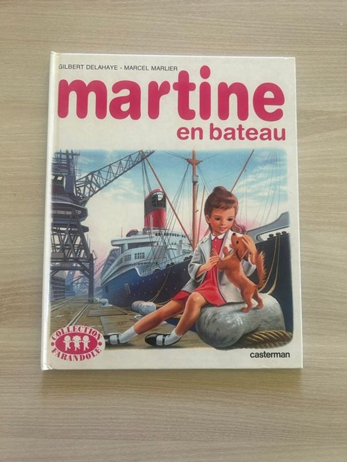 Livre Martine en bateau