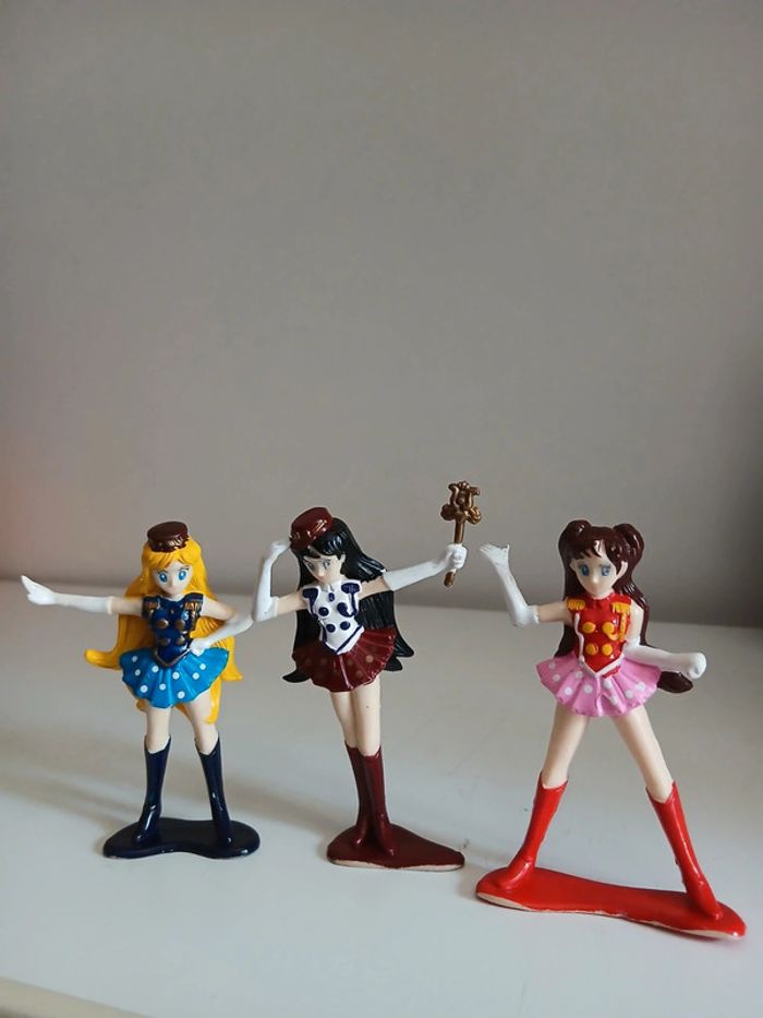Lot de 3 figurines de sailor moon vintage