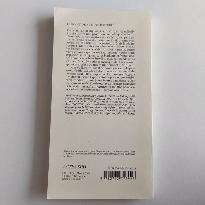 Livre - Les Vies d'Émily Pearl - photo numéro 2