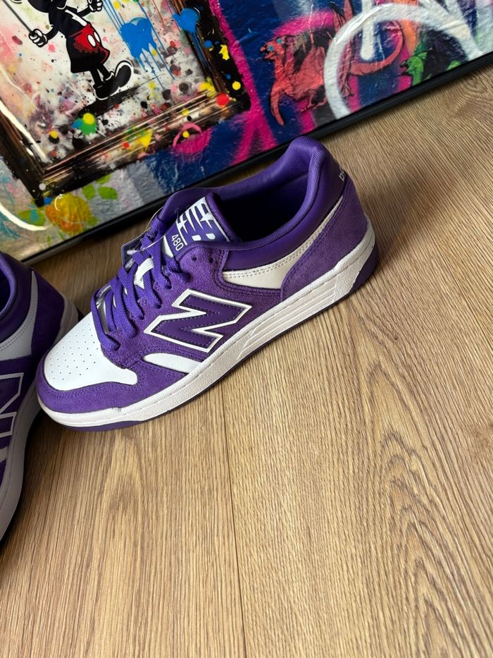 Basket New balance 480 en cuir avec étiquette - photo numéro 4