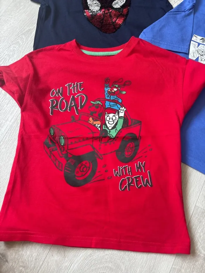 Lot tee shirt garcon ete 6 ans neuf - photo numéro 2