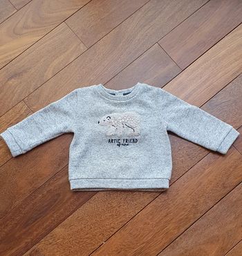 Pull hiver ourson Monoprix 18 mois