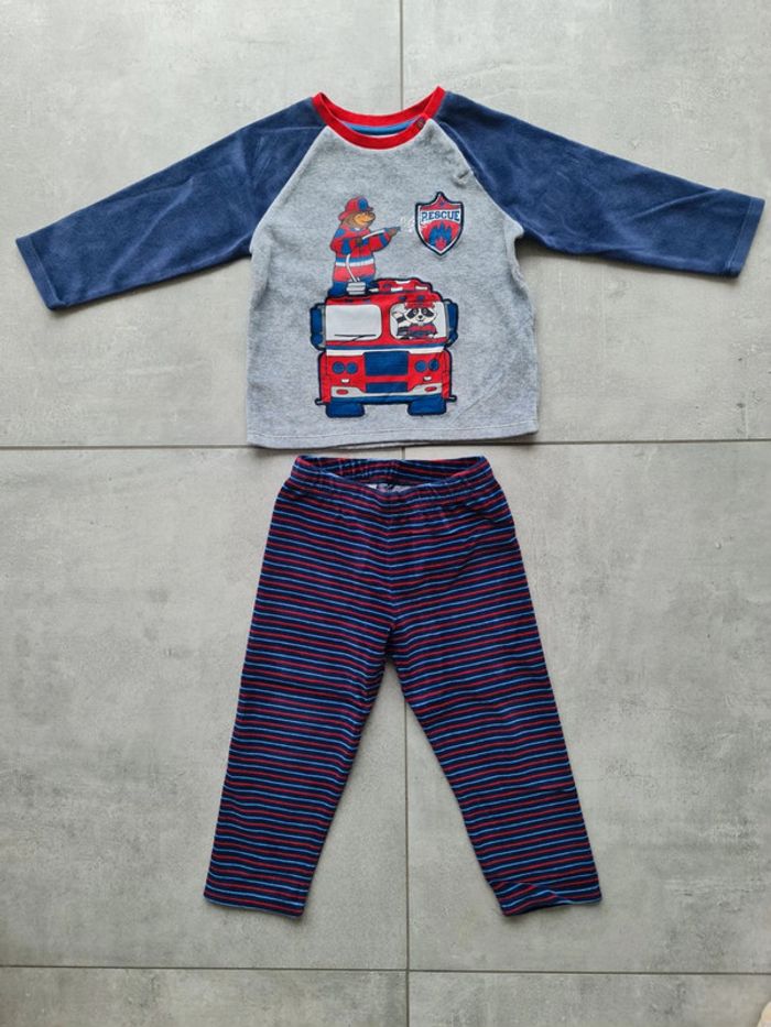 Pyjamas velours 2/3 ans
