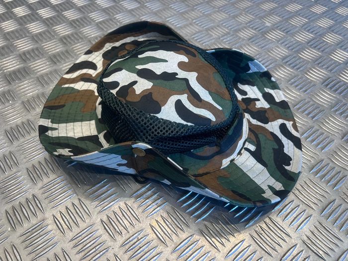 Chapeau camouflage protection solaire maille respirante chasse randonnée peche camping militaire - photo numéro 3
