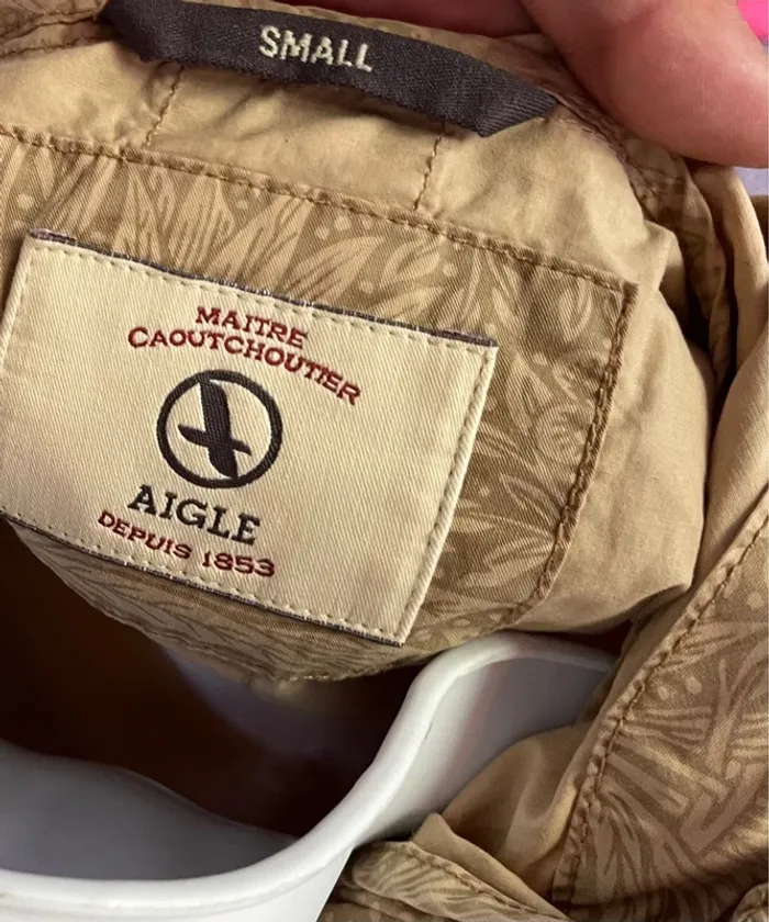 Très beau Coupe vent Aigle 100% coton - photo numéro 3