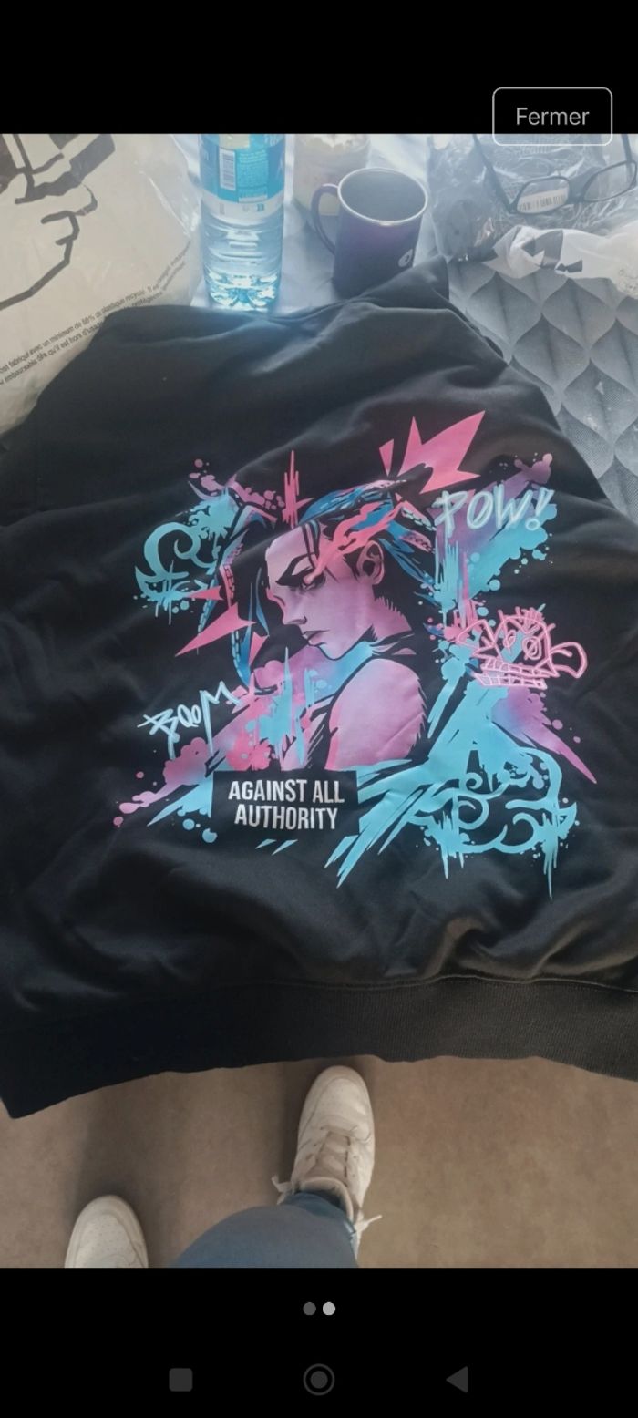 Sweat jinx league of legend - photo numéro 2