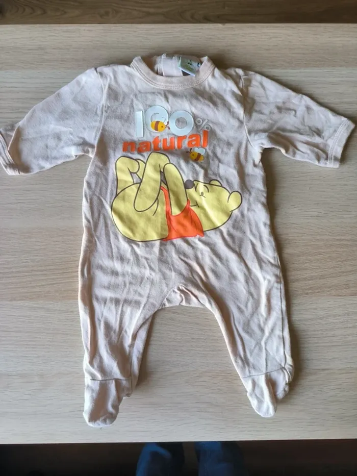 Lot pyjamas cotons Disney 3 mois - photo numéro 4