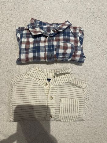 Lot de 2 chemises taille 3 mois