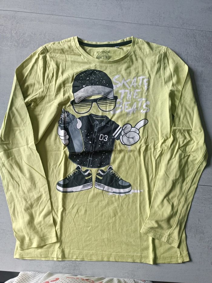 Tee shirt manches longues taille 158/164