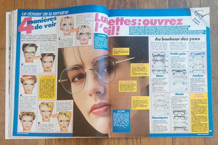 Ancien magazine femme actuelle n°5 années 80 vintage - photo numéro 12