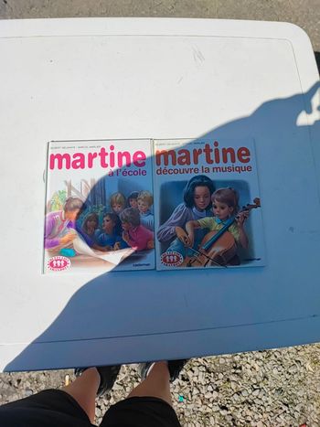 Lot de 2 livres Martine