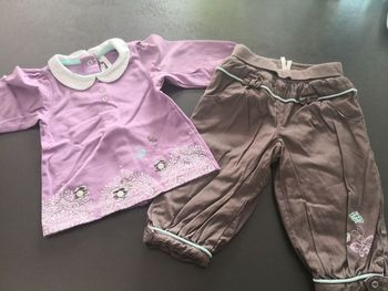 T-shirt et pantalon fille