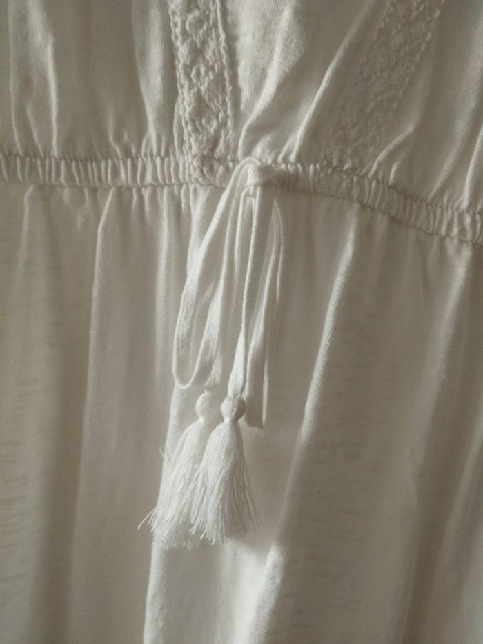 Robe blanche longue Cameieu - photo numéro 4