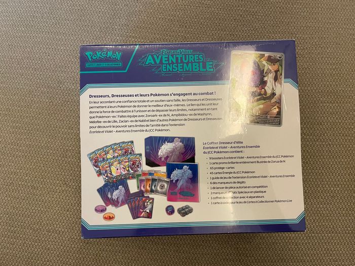 Pokémon ETB FR (Coffret Dresseur D'élite) Aventures Ensemble [EV9] - Neuf/scellé - photo numéro 3