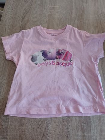 Tee shirt pays Basque  4 ans