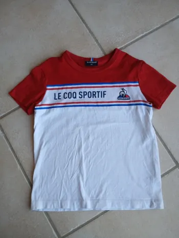 Tee-shirt garçon manches courtes Le coq sportif