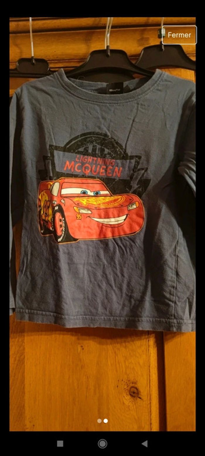 Maillot manches longues cars 6 ans - photo numéro 2