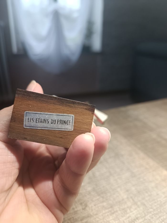 Statuette les étains du prince Garde Impériale porte drapeau - photo numéro 6