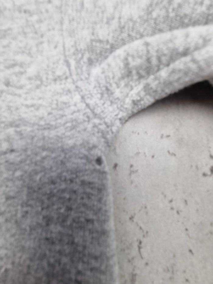 Pull à capuche universitaire gris – Taille S Hommes - photo numéro 7