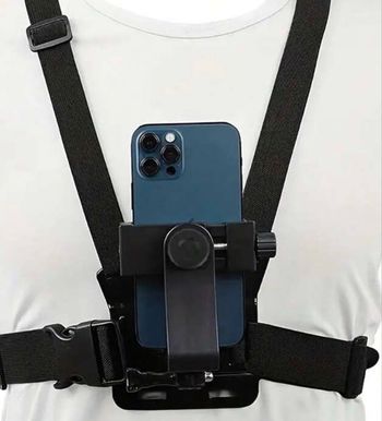 Support pour téléphone portable poitrine 