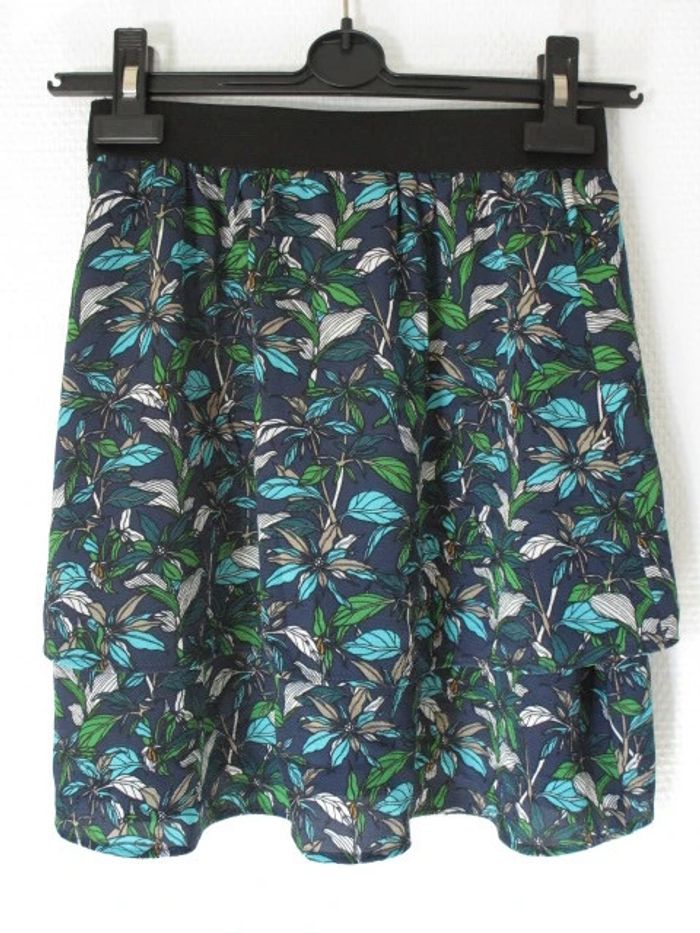 Jupe fluide imprimée Grain de Malice 34 NEUVE - photo numéro 7