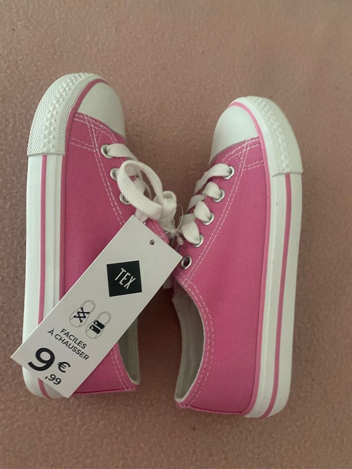 Chaussures Tex rose en taille 31 - photo numéro 2