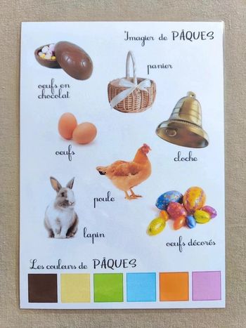 Imagier de Pâques A4