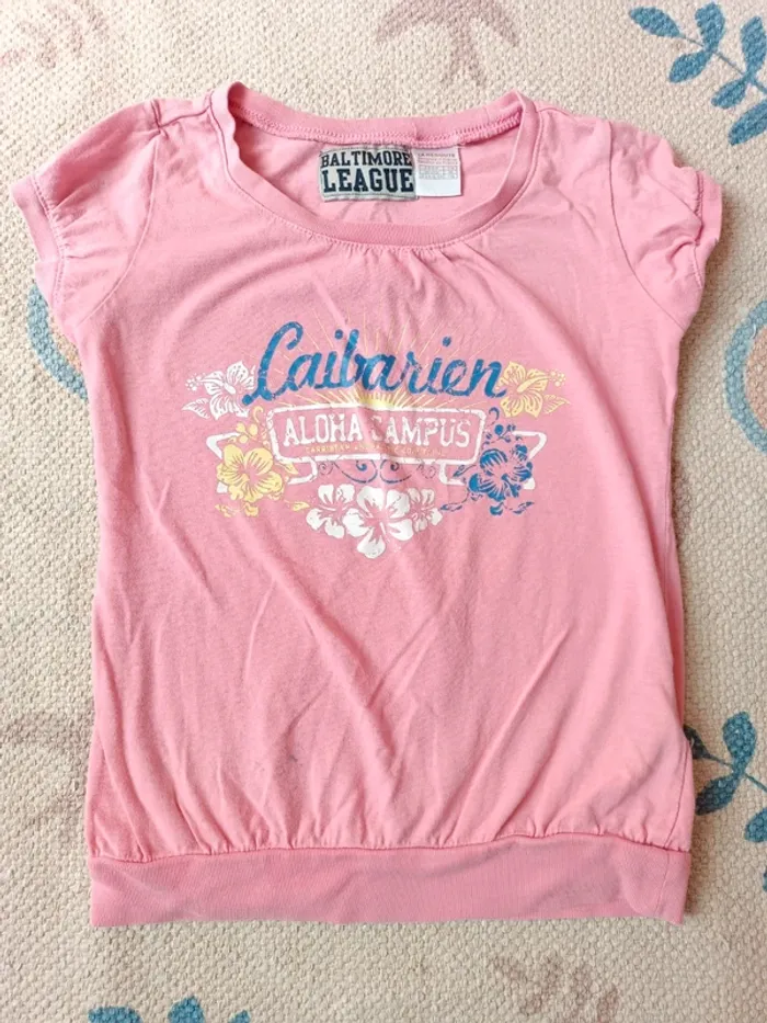 T-shirt rose la redoute 5 ans caibarien aloha