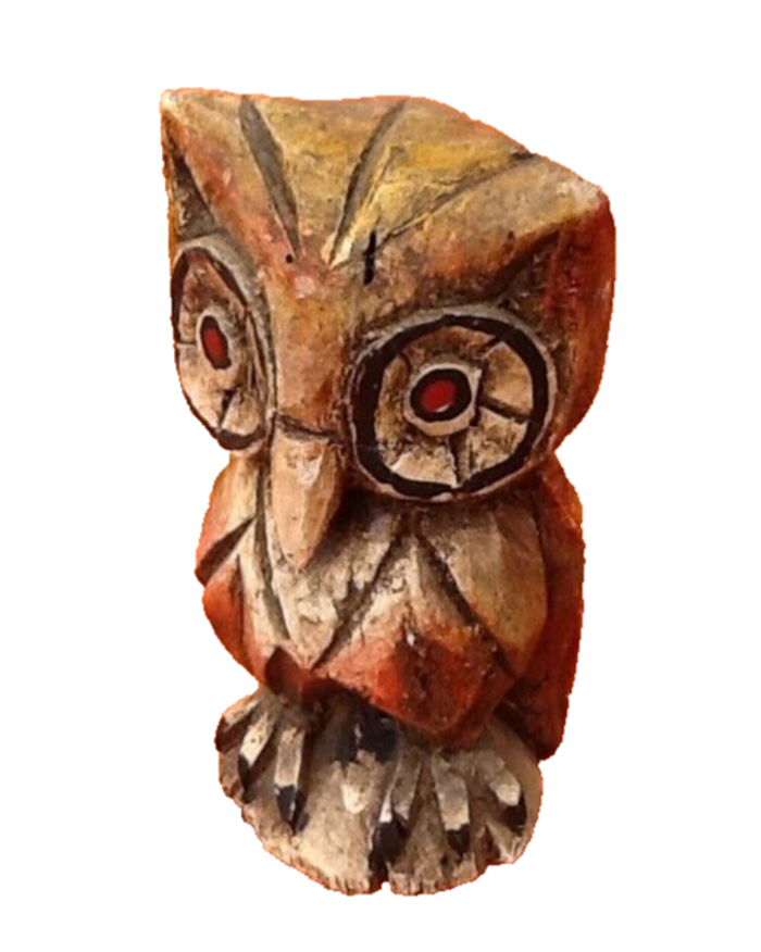 Chouette / Hibou à poser Bois sculpté - photo numéro 6