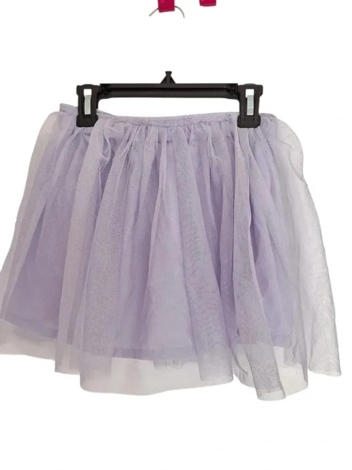 Jupe violette parme lilas pailleté H&M taille 9 a 10 ans