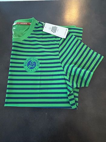 T Shirt Lacoste édition  Navy blue/green