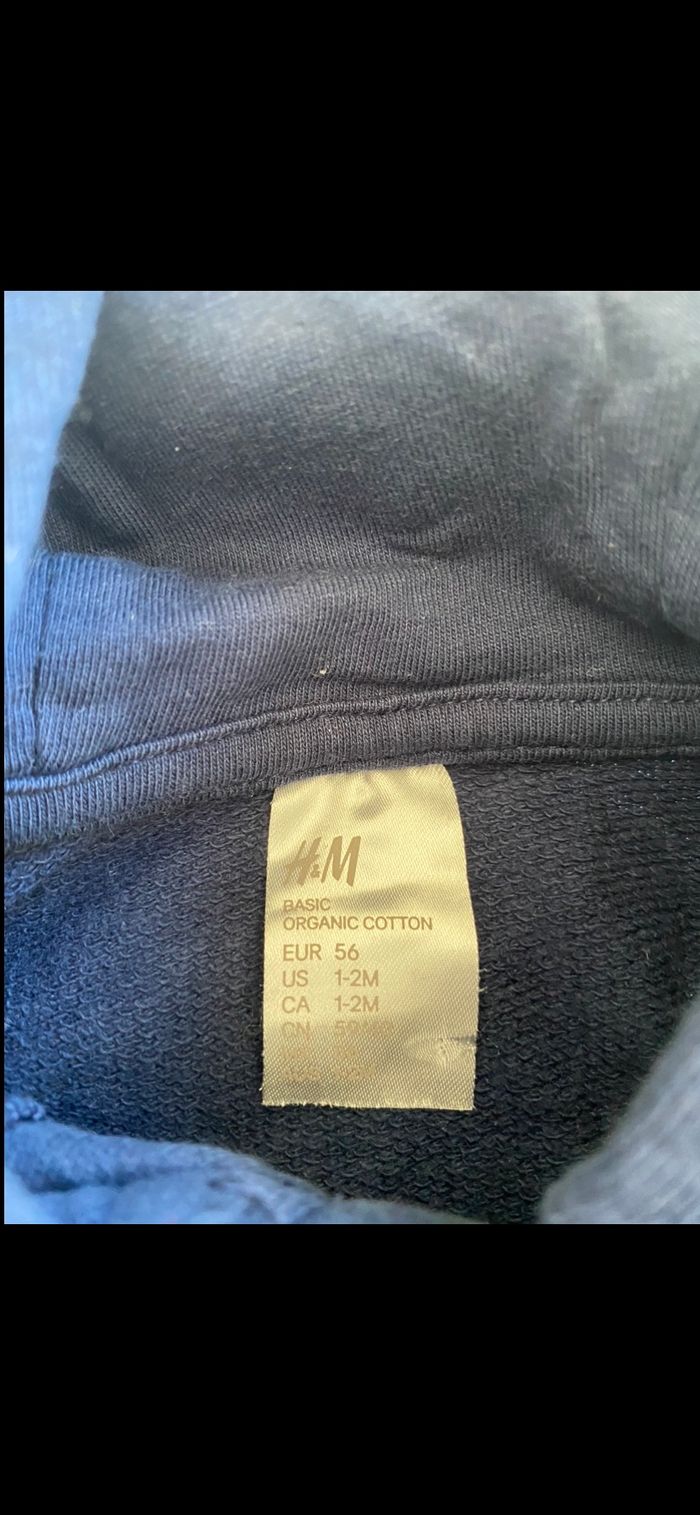 Gilet à capuche zippé 1 mois - photo numéro 7