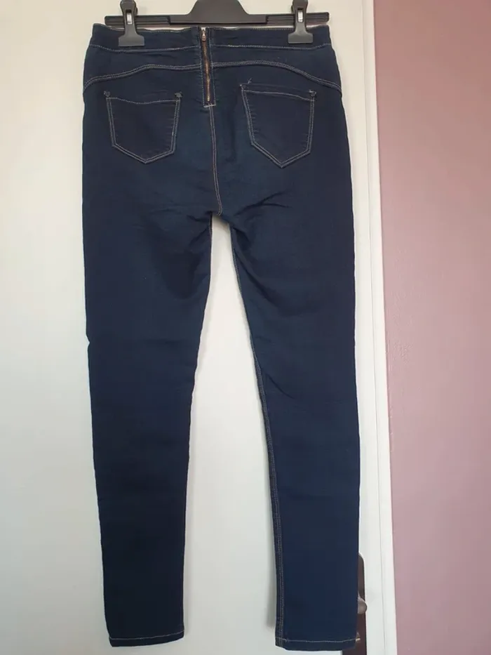 Pantalon bleu jean - photo numéro 2