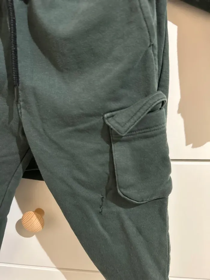 Survêtement next sweat à capuche et pantalon cargo 1/2-2 ans - photo numéro 3