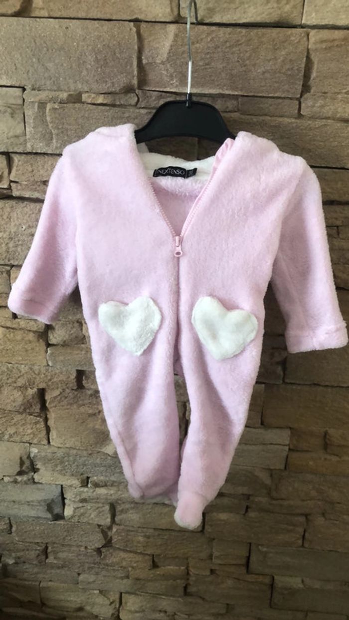 Combinaison licorne 62cm toute douce
