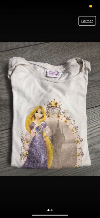 T-shirt Raiponce 8 ans