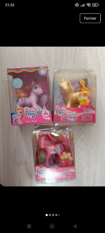 Lot 3 poneys G3