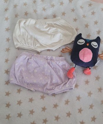 Shorts-bloomers fille 12 mois