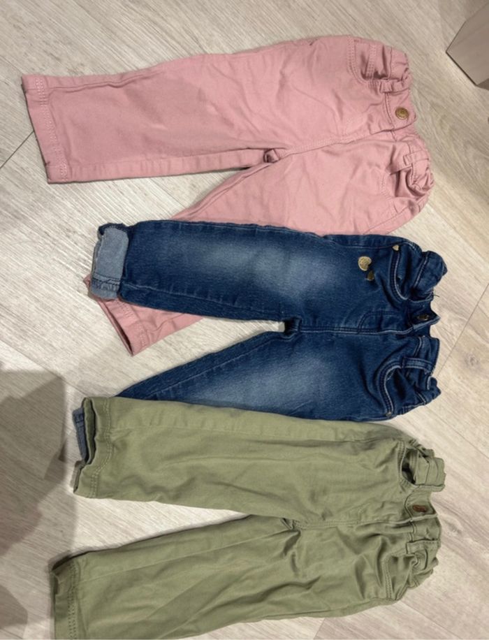 Lot de 3 jeans 12 mois