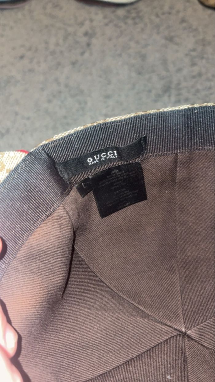 Casquette Gucci bande rare - photo numéro 2