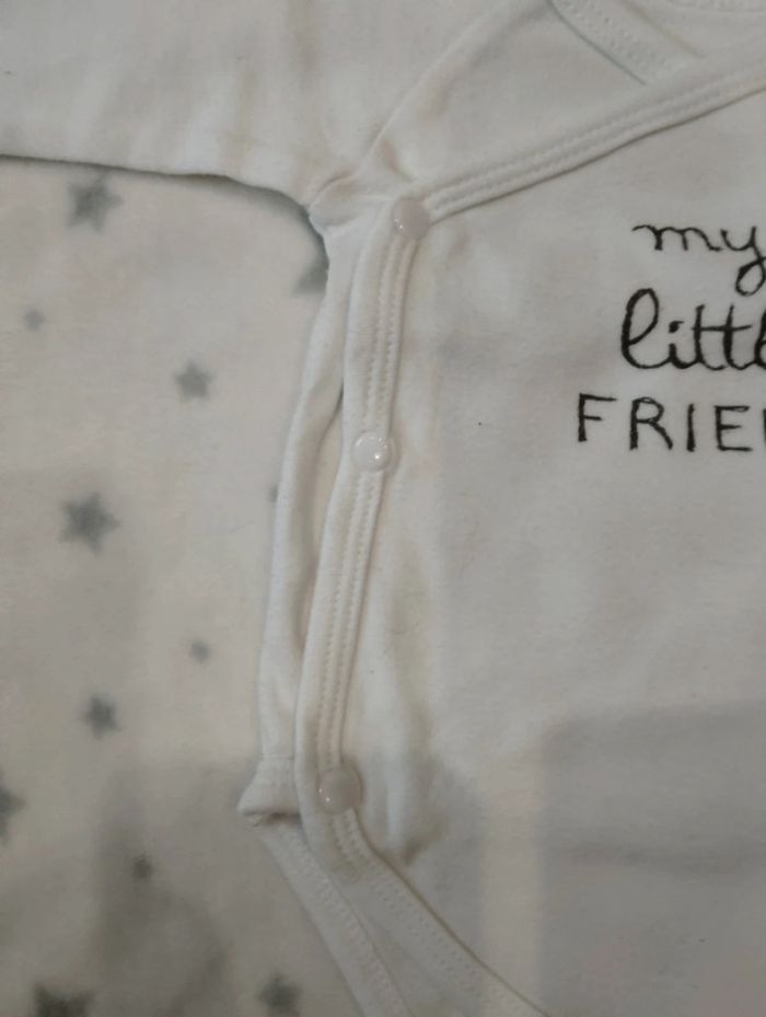 Lot de 3 bodies Cache cœur pour "mini baby" - photo numéro 7