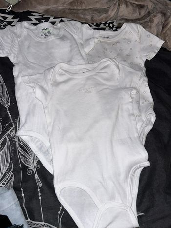 Lots de 3 bodies manche courte