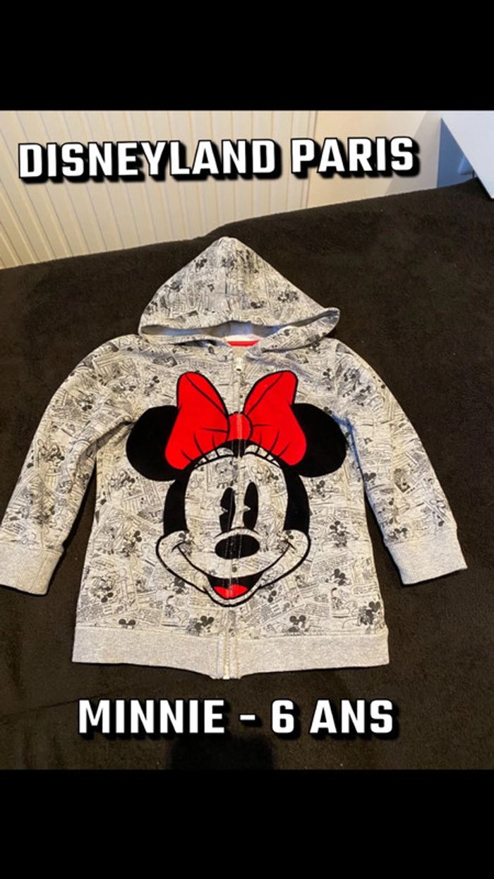 Gilet zippé Minnie 6 ans Disney
