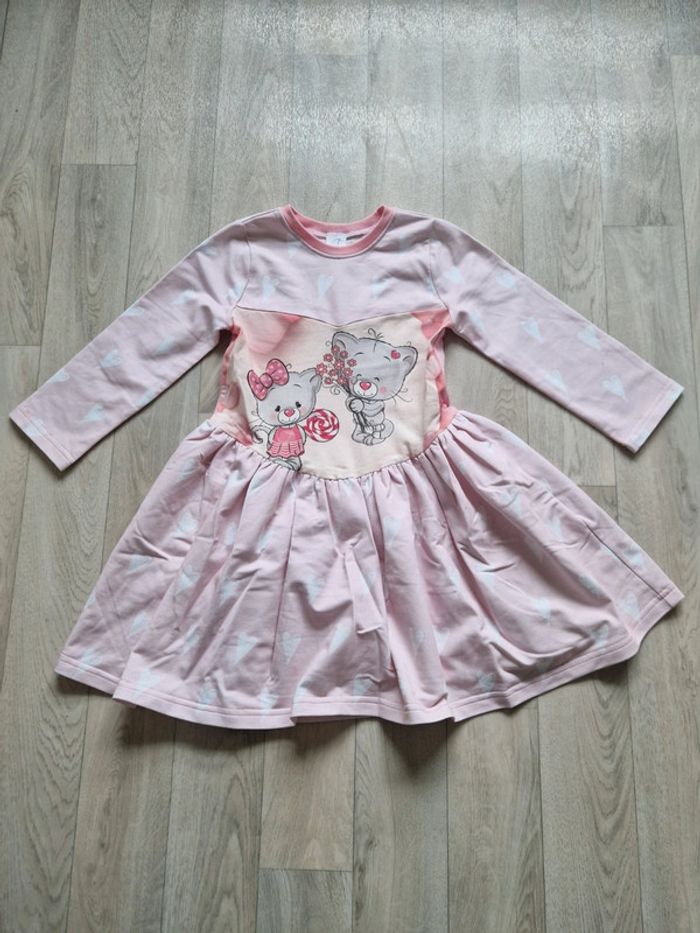 Robe Créatrice "petits chats" NEUVE