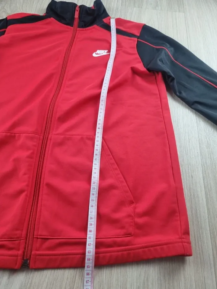 Ensemble jogging rouge/noir Nike Femme Taille S - photo numéro 10