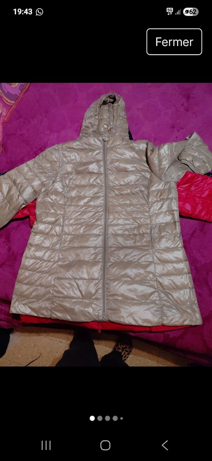 Doudoune longue femme