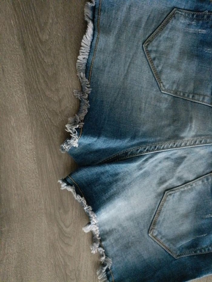 Short  jean a fourche Arkitect Taille 36 en viscose - photo numéro 5